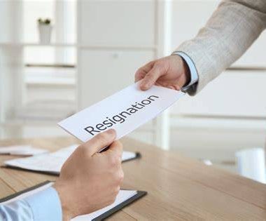 resignation